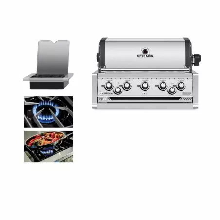 Barbecue Gas Encastrable (Built-In) Imperial S 590 Avec Réchaud BROIL KING 3 Barbecue Gas Encastrable (Built-In) Imperial S 590 Avec Réchaud BROIL KING – Image 3