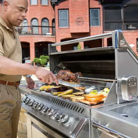 Napoleon Barbecue Gaz Naturel Pro 665 4 Bruleurs + Sizzle Lateral + Fumoir 6 Napoleon Barbecue Gaz Naturel Pro 665 4 Bruleurs + Sizzle Lateral + Fumoir – Image 6