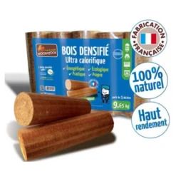 Bois Densifié - Sac De 5 Bûches - 9,65kg - WOODSTOCK