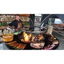 Brasero OFYR XL Plancha Acier Corten Pied 50cm -Magasin De Fournitures De Cuisine Pour Barbecue brasero ofyr xl plancha acier cortene pied 50cm 3