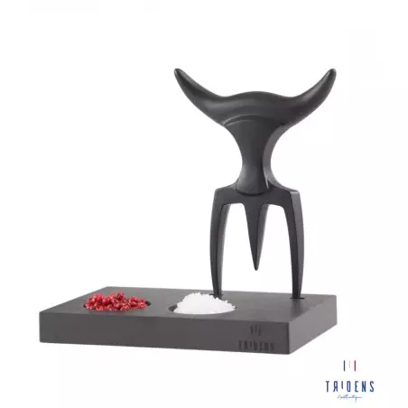 Fourchette TRIDENS Onyx Avec Socle Paperstone Serie Limitee Black 1 Fourchette TRIDENS Onyx Avec Socle Paperstone Serie Limitee Black