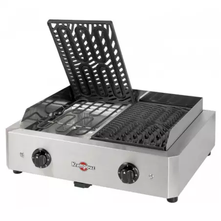 Grill Electrique KRAMPOUZ Mythic XL 500X400 - 2 X 1700W 2 Grill Electrique KRAMPOUZ Mythic XL 500X400 - 2 X 1700W – Image 2