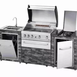 Meuble Modulaire GRANDHALL Stone Island (hors BBQ) -Magasin De Fournitures De Cuisine Pour Barbecue meuble modulaire grandhall stone island hors bbq 2