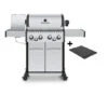 Pack + Barbecue Gaz Baron S 490 Ir Avec Plancha & Rôtissoire + 10 Accessoires - BROIL KING