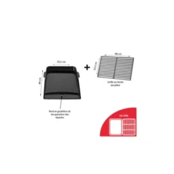 Weber Plancha Genesis + 1/2 Grille Genesis (Réf. 17853) -Magasin De Fournitures De Cuisine Pour Barbecue plancha genesis 1 2 grille genesis 2
